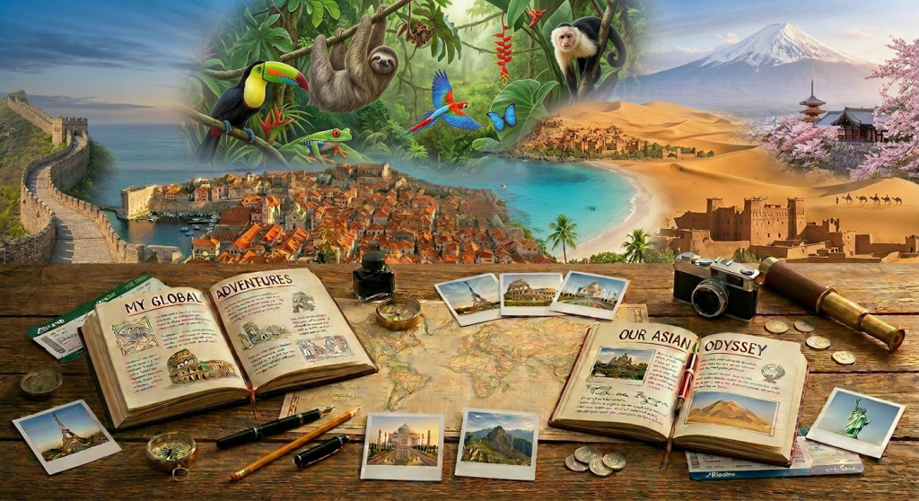 Add Costa Rica animals top middle, remove houses